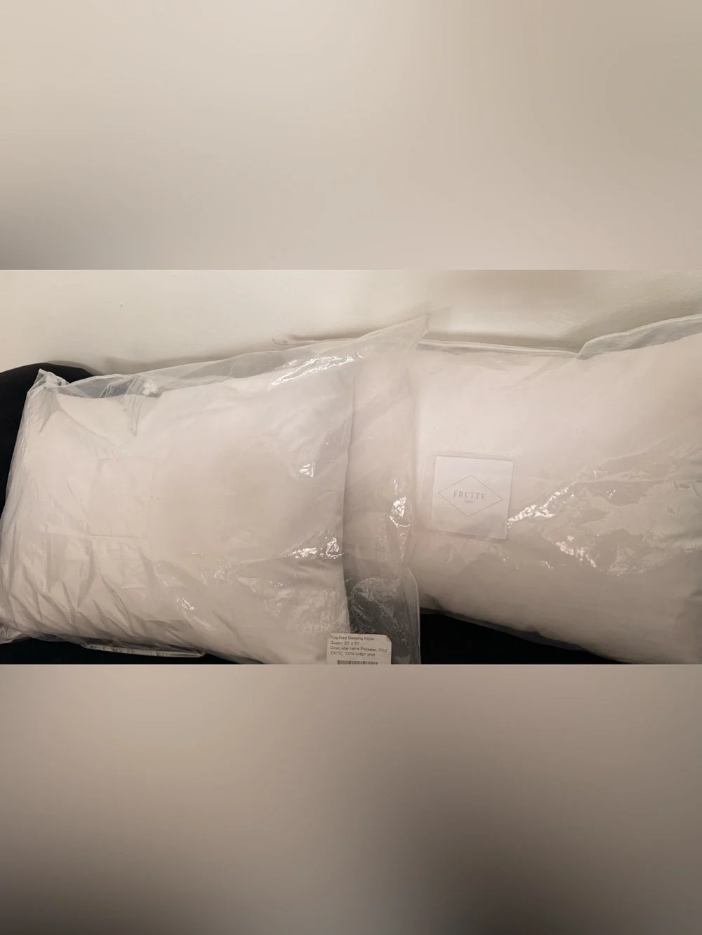 Frette: brand new 2 Queen sleeping pillows